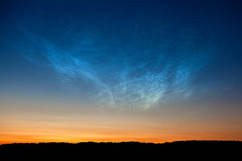 Niederrhein Fotoblog Leuchtende Nachtwolken NLC